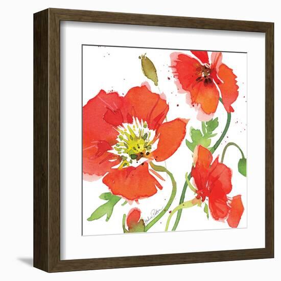 Red Poppies II-Julie Paton-Framed Art Print