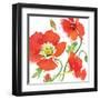 Red Poppies II-Julie Paton-Framed Art Print