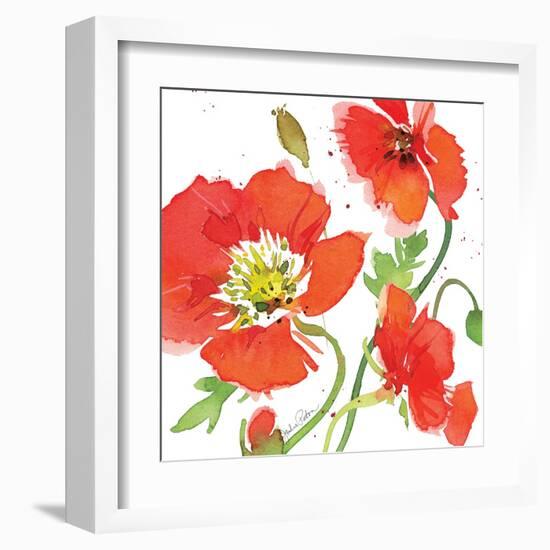 Red Poppies II-Julie Paton-Framed Art Print