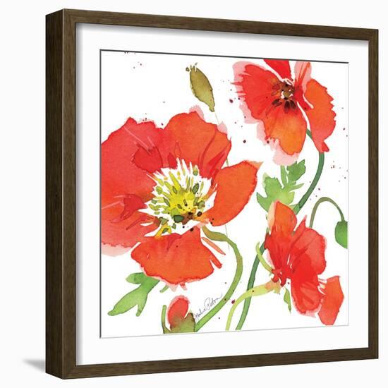 Red Poppies II-Julie Paton-Framed Art Print