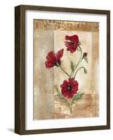 Red Poppies III-Marianne D. Cuozzo-Framed Art Print