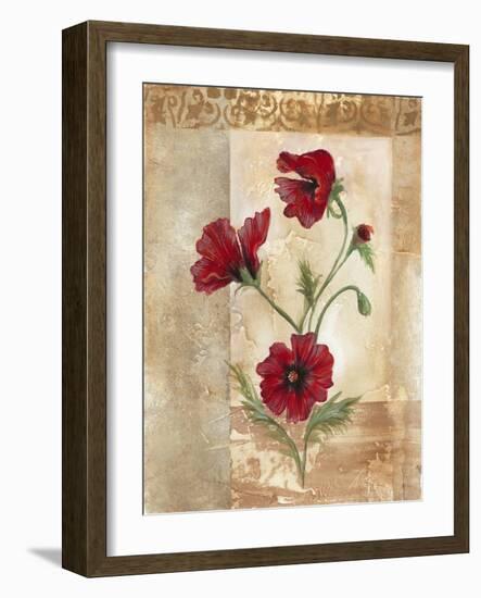 Red Poppies III-Marianne D. Cuozzo-Framed Art Print