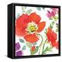 Red Poppies III-Julie Paton-Framed Stretched Canvas