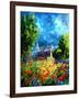 Red Poppies in Awagne-Pol Ledent-Framed Art Print