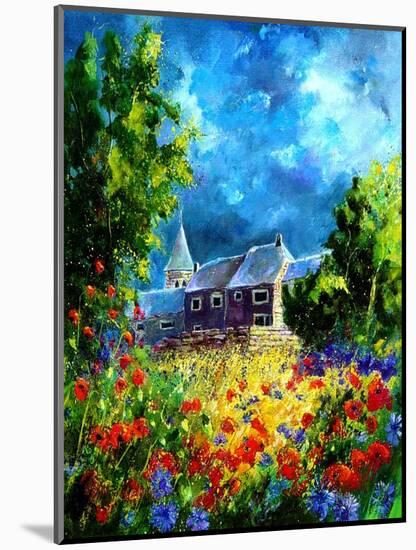 Red Poppies in Awagne-Pol Ledent-Mounted Art Print