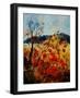 Red Poppies in Provence 45-Pol Ledent-Framed Art Print