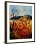 Red Poppies in Provence 45-Pol Ledent-Framed Art Print