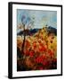 Red Poppies in Provence 45-Pol Ledent-Framed Art Print