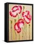 Red Poppies. Oil Painting-Valenty-Framed Stretched Canvas