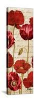 Red Poppies Panel II-Patricia Pinto-Stretched Canvas