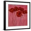 Red Poppies-Teo Malinverni-Framed Art Print