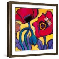 Red Poppies-Gerry Baptist-Framed Giclee Print