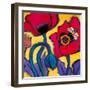 Red Poppies-Gerry Baptist-Framed Giclee Print