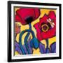 Red Poppies-Gerry Baptist-Framed Giclee Print