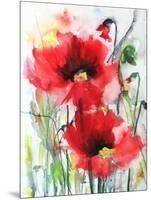 Red Poppies-Karin Johannesson-Mounted Art Print