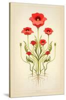 Red Poppies-null-Stretched Canvas