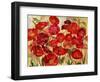 Red Poppies-Marietta Cohen Art and Design-Framed Giclee Print