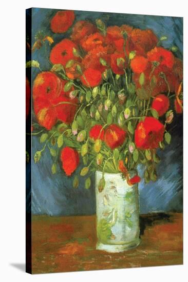 Red Poppies-Vincent van Gogh-Stretched Canvas