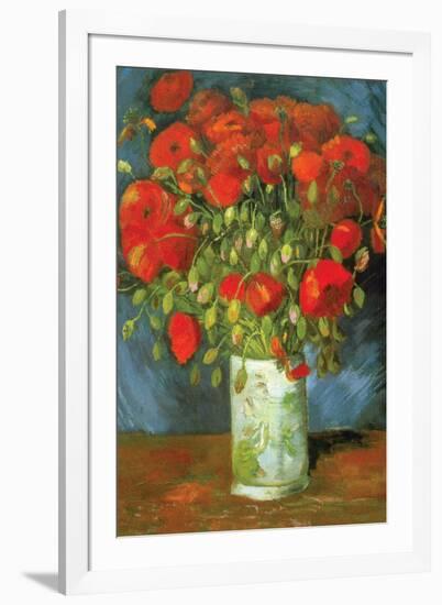 Red Poppies-Vincent van Gogh-Framed Art Print