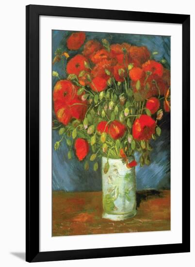 Red Poppies-Vincent van Gogh-Framed Art Print