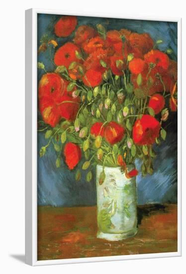 Red Poppies-Vincent van Gogh-Framed Art Print