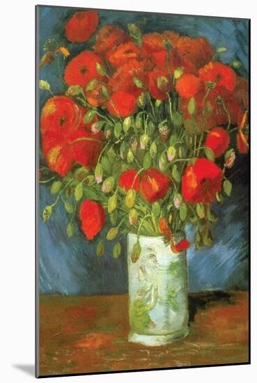 Red Poppies-Vincent van Gogh-Mounted Art Print