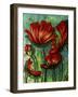 Red Poppies-Cherie Roe Dirksen-Framed Giclee Print