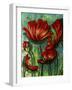 Red Poppies-Cherie Roe Dirksen-Framed Giclee Print