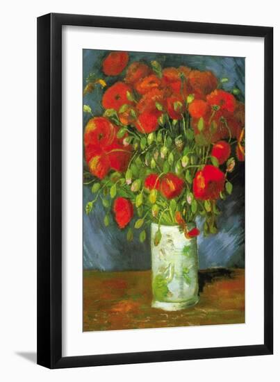 Red Poppies-Vincent van Gogh-Framed Art Print