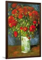 Red Poppies-Vincent van Gogh-Framed Art Print