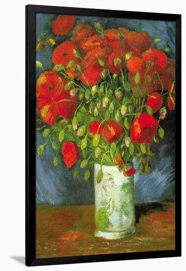 Red Poppies-Vincent van Gogh-Framed Art Print