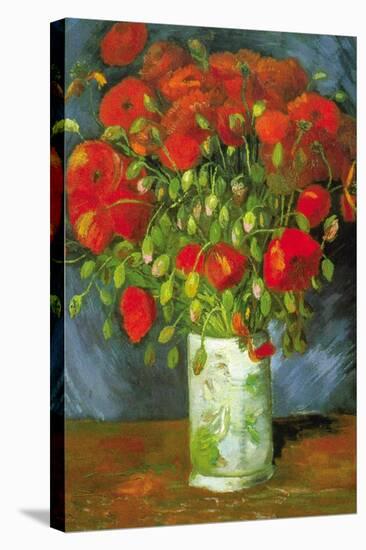 Red Poppies-Vincent van Gogh-Stretched Canvas