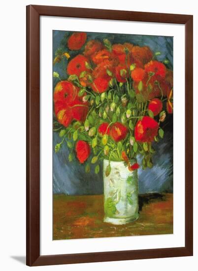 Red Poppies-Vincent van Gogh-Framed Art Print