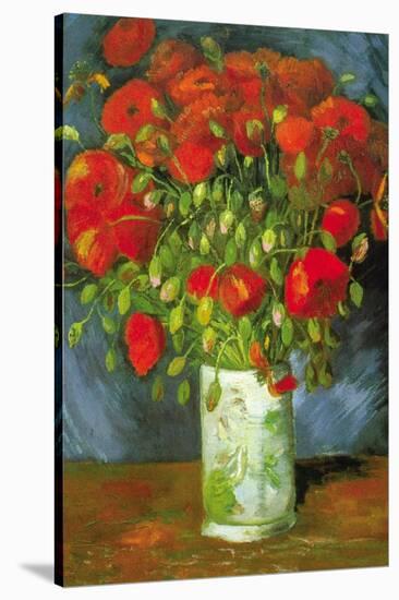 Red Poppies-Vincent van Gogh-Stretched Canvas