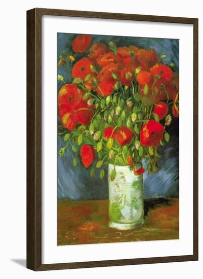 Red Poppies-Vincent van Gogh-Framed Art Print