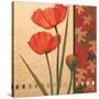 Red Poppy Damasque-TC Chiu-Stretched Canvas