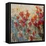 Red Poppy Field I-Tim O'toole-Framed Stretched Canvas