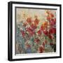 Red Poppy Field I-Tim O'toole-Framed Art Print