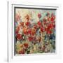 Red Poppy Field II-Tim O'toole-Framed Art Print