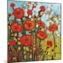 Red Poppy Field-Jennifer Lommers-Mounted Giclee Print