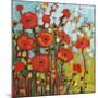 Red Poppy Field-Jennifer Lommers-Mounted Giclee Print