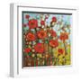 Red Poppy Field-Jennifer Lommers-Framed Art Print