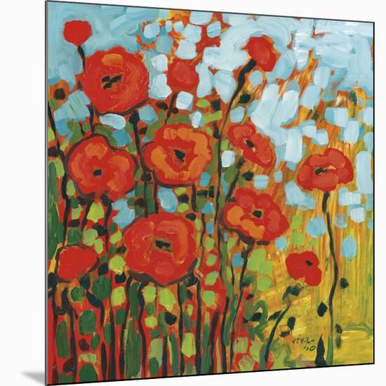 Red Poppy Field-Jennifer Lommers-Mounted Art Print