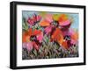 Red Poppy Field-Pamela Gatens-Framed Art Print