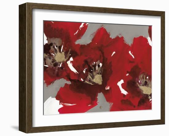 Red Poppy Forest I-Natasha Barnes-Framed Giclee Print