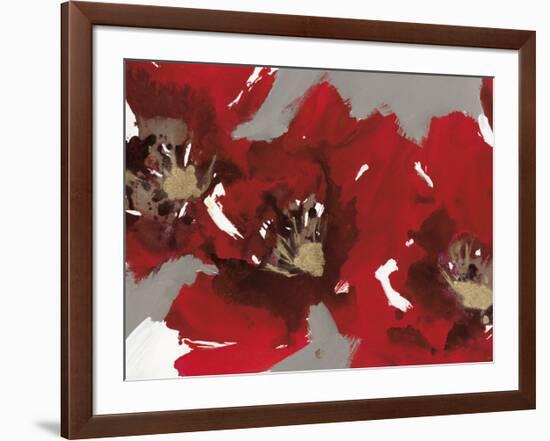 Red Poppy Forest I-Natasha Barnes-Framed Giclee Print