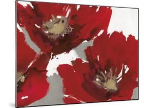 Red Poppy Forrest II-Natasha Barnes-Mounted Art Print