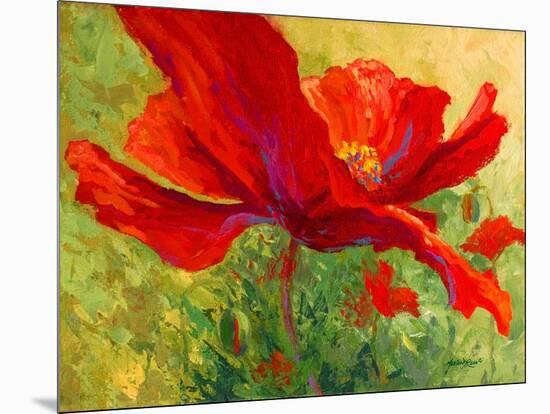 Red Poppy I-Marion Rose-Mounted Giclee Print