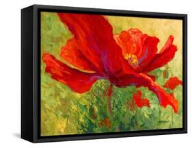 Red Poppy I-Marion Rose-Framed Stretched Canvas