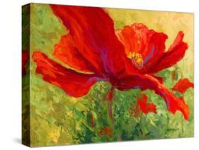 Red Poppy I-Marion Rose-Stretched Canvas